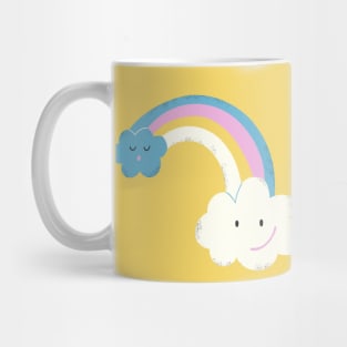 Cute Clouds and a Rainbow Mug